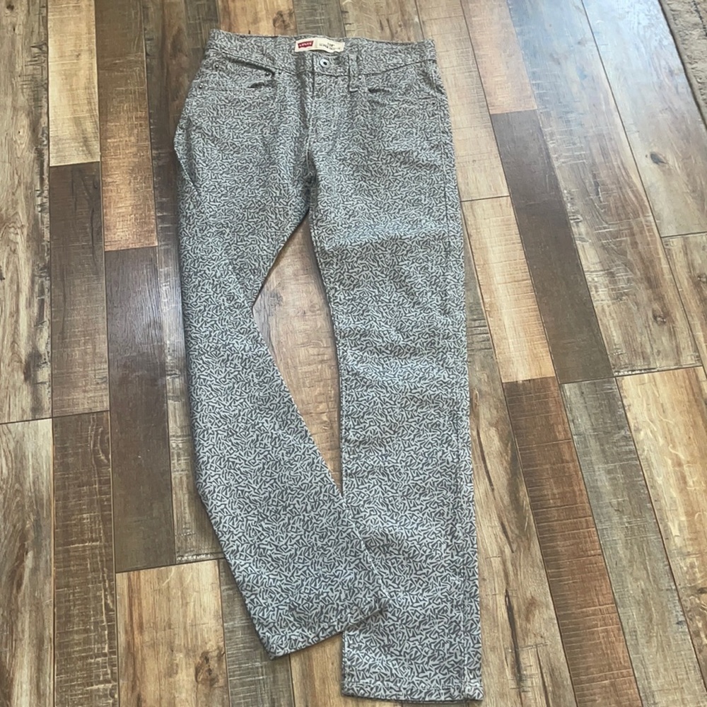 Levi’s super skinny 510  80s print jeans